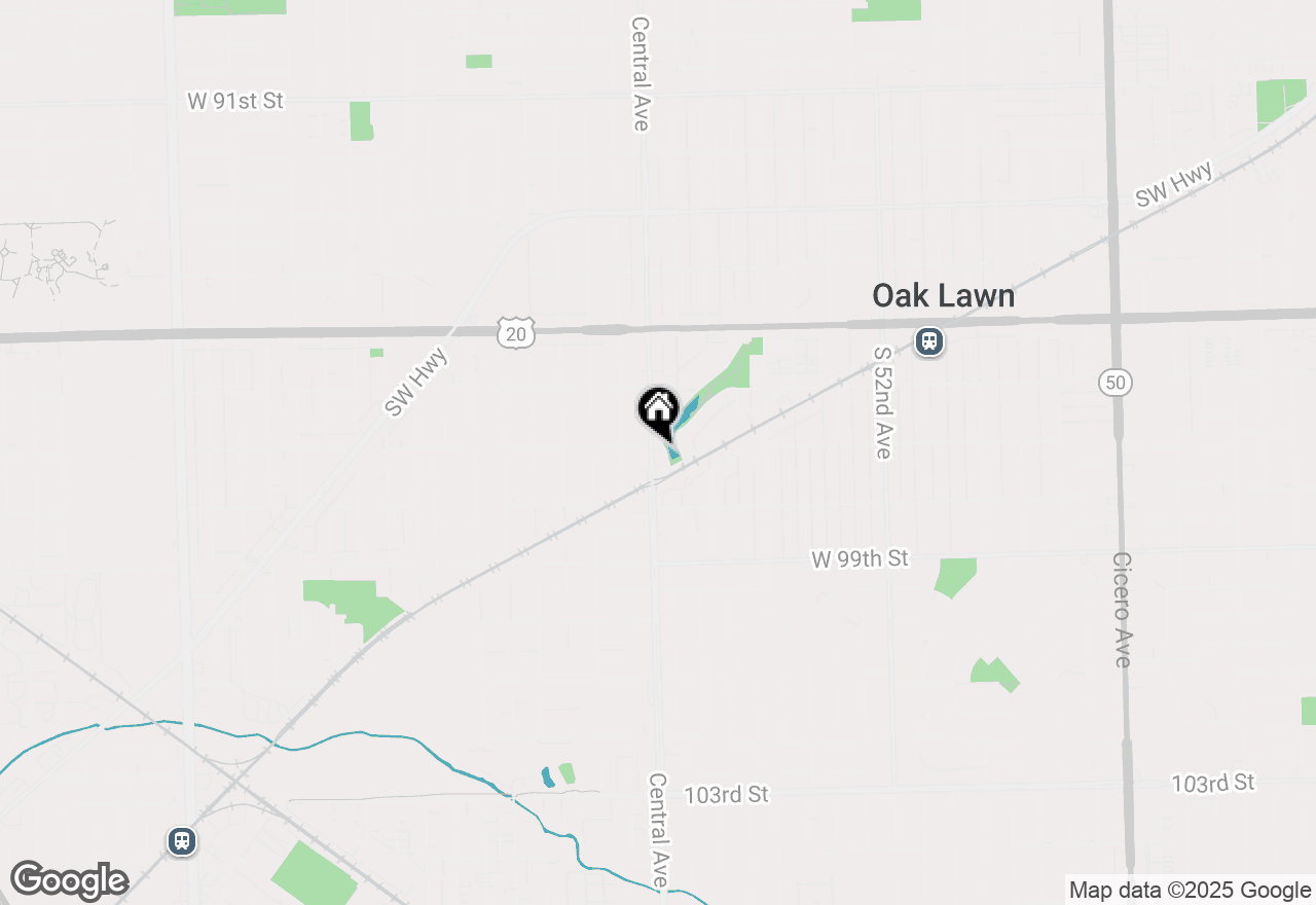 Map of 9704 W Shore Drive, Oak Lawn, IL 60453