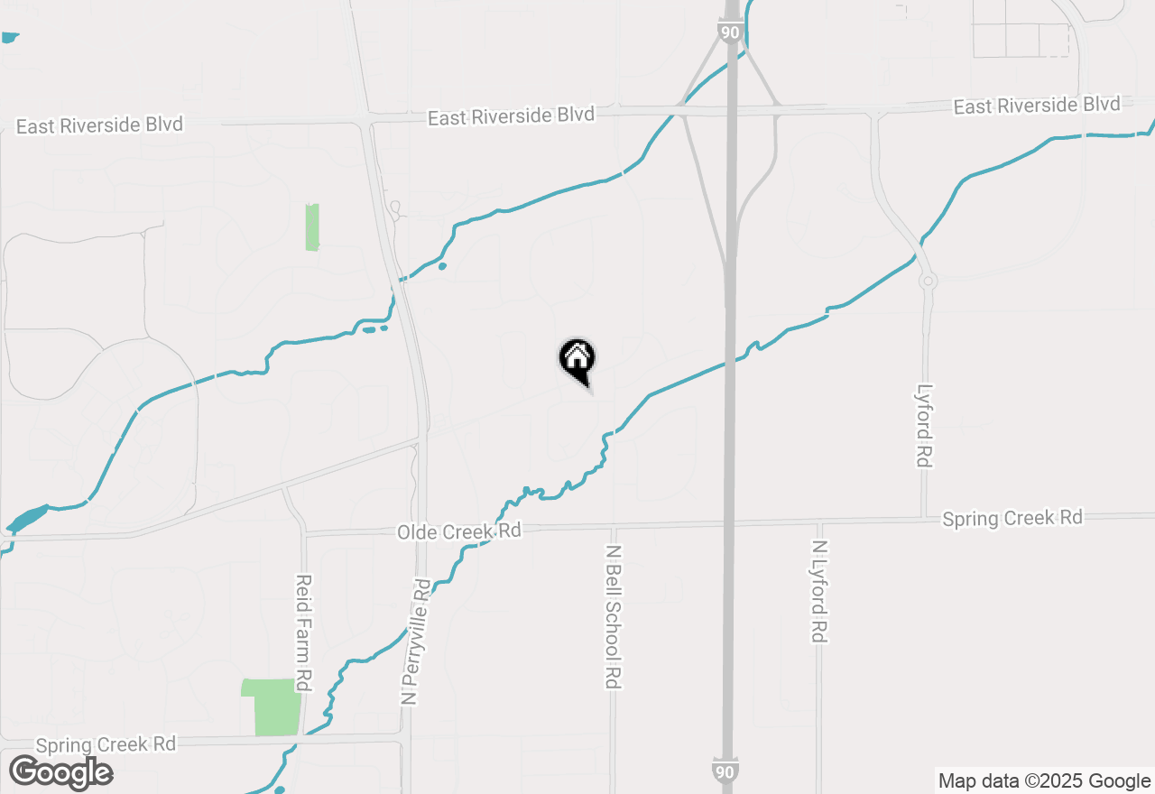 Map of 7446 Bell Harbour Drive #22B, Rockford, IL 61114