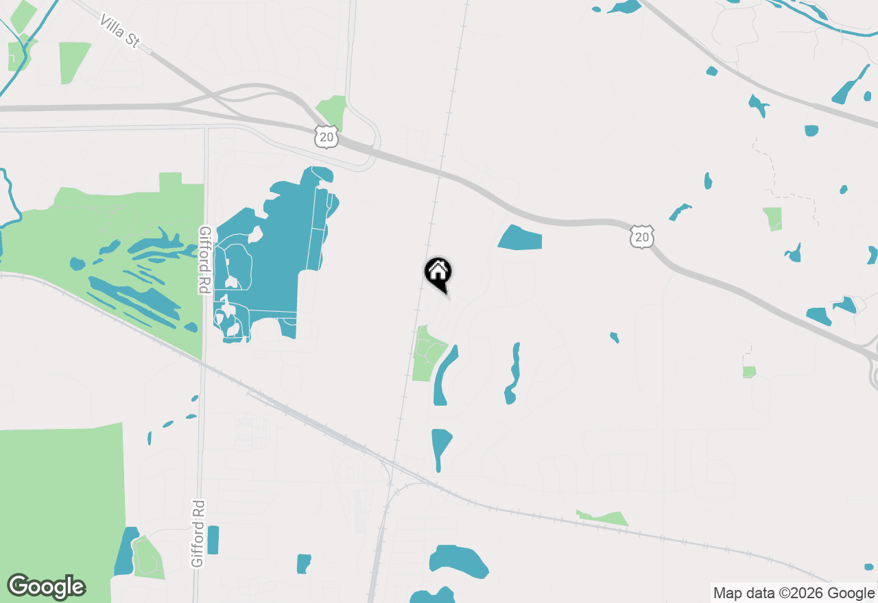 Map of 734 Thornbury Road, Bartlett, IL 60103
