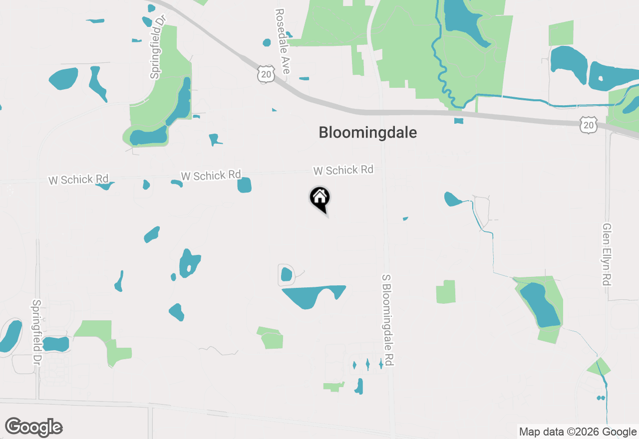 Map of 196 Constitution Drive, Bloomingdale, IL 60108
