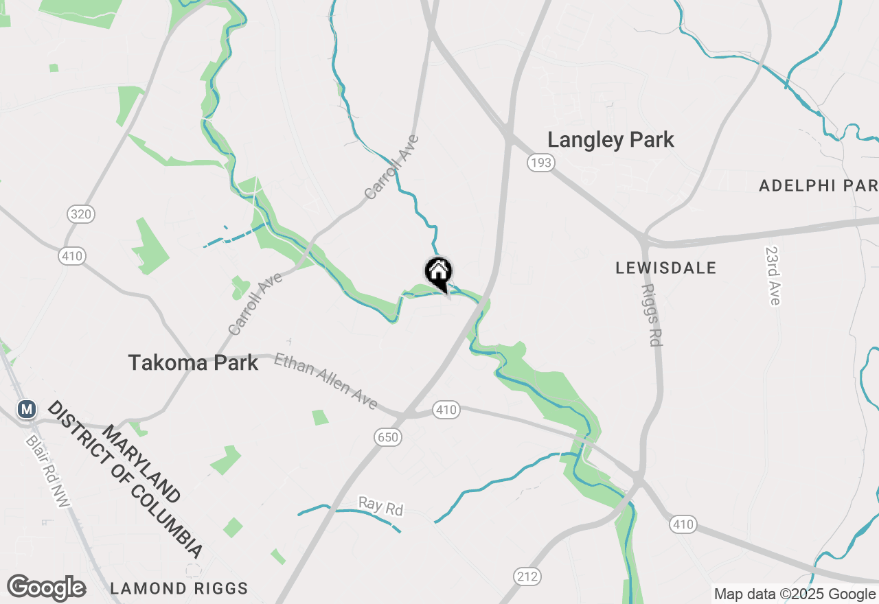 Map of 925 Sligo Creek Parkway, Takoma Park, MD 20912