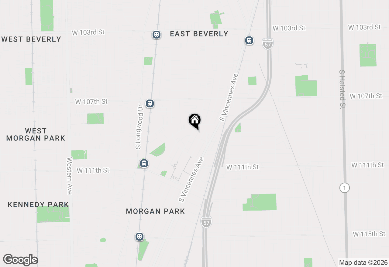 Map of 10857 S Hermosa Avenue, Chicago, IL 60643