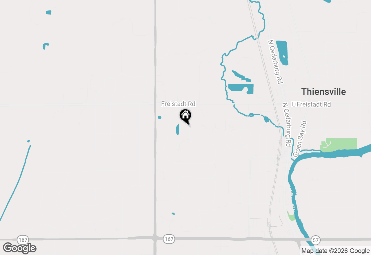 Map of 11811 N Lantern Ln, Mequon, WI 53092