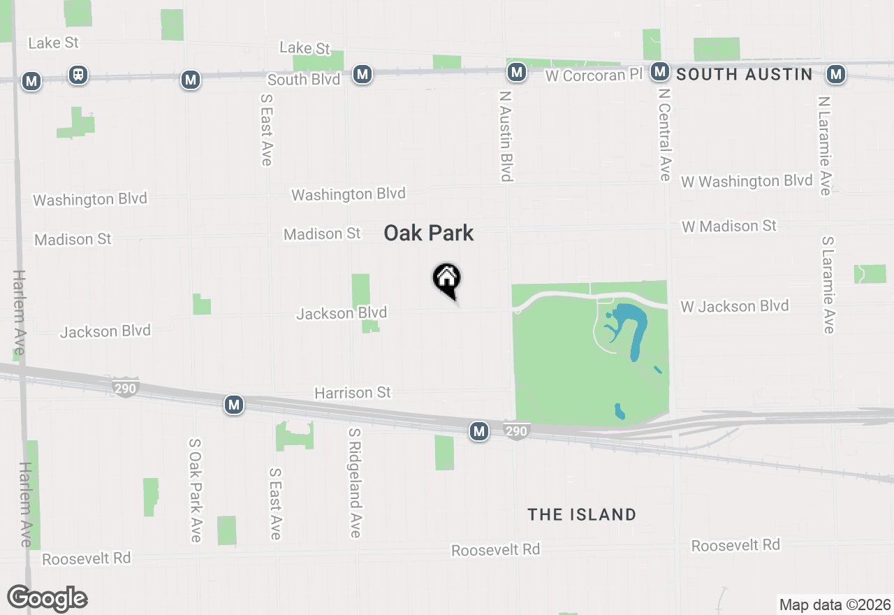 Map of 647 S Taylor Avenue, Oak Park, IL 60304