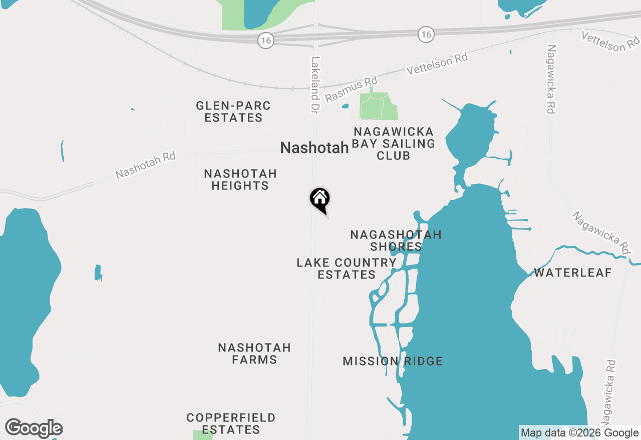 Map of W329N4063 High Hill Ct, Nashotah, WI 53058