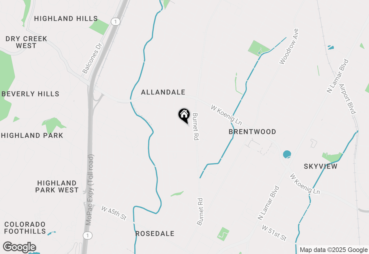 Map of 5514 Montview St, Austin, TX 78756