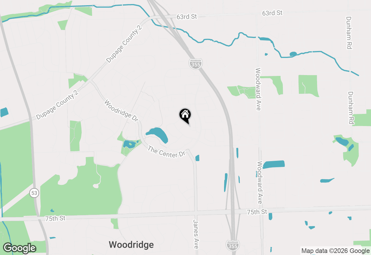 Map of 2436 W Salem Court #B2, Woodridge, IL 60517