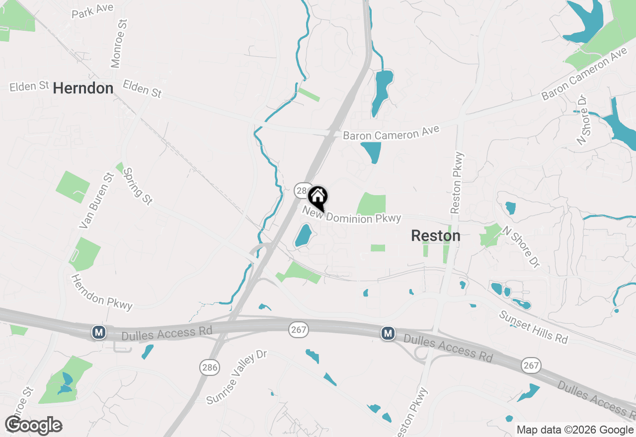 Map of 12180 Abington Hall Place #207, Reston, VA 20190