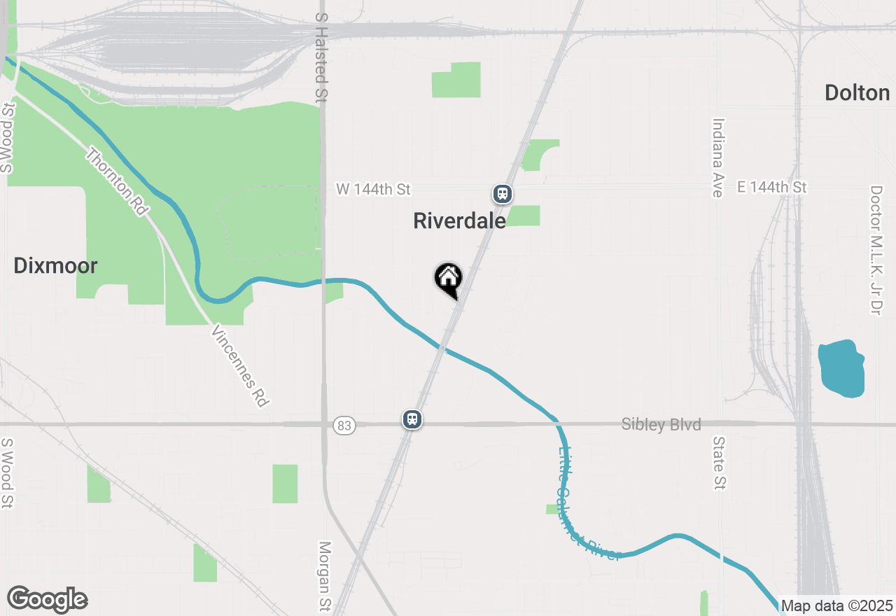 Map of 14345 Park Avenue #GARDEN, Harvey, IL 60426