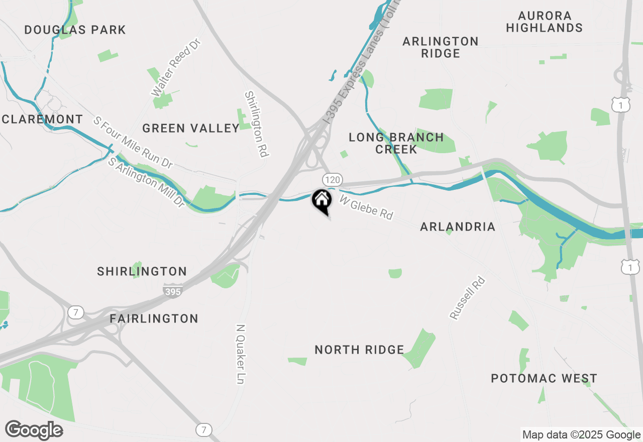 Map of 3746 Valley Drive, Alexandria, VA 22302