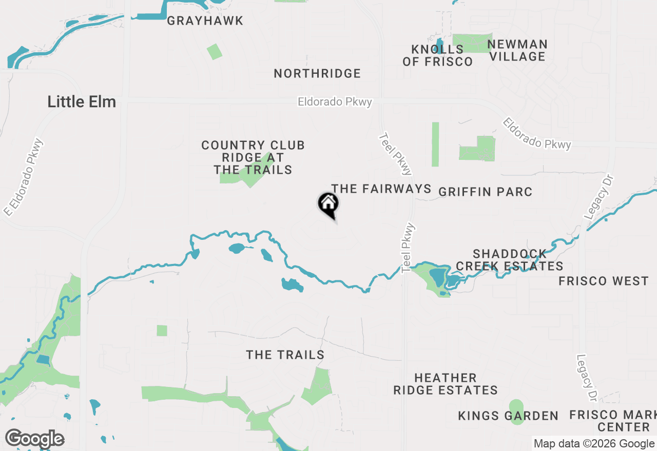 Map of 11039 Sonterra Lane, Frisco, TX 75033