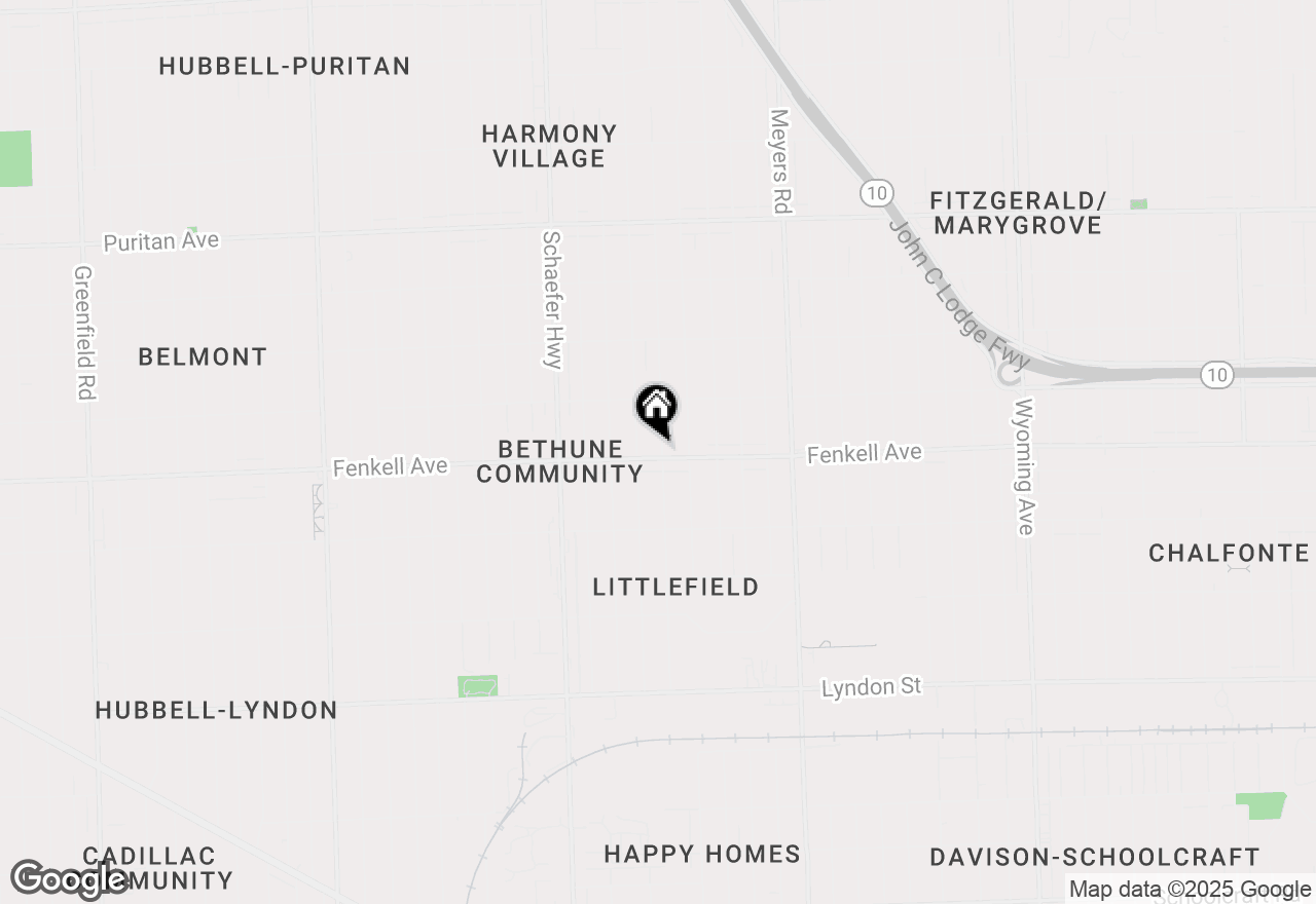 Map of 13200 Fenkell St Street, Detroit, MI 48227