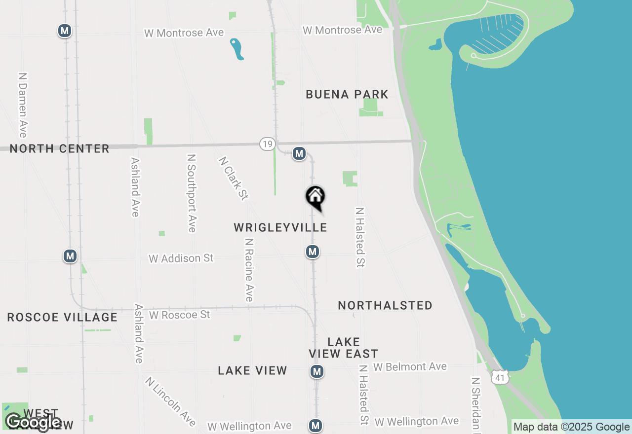 Map of 3718 N Wilton Avenue #2, Chicago, IL 60613