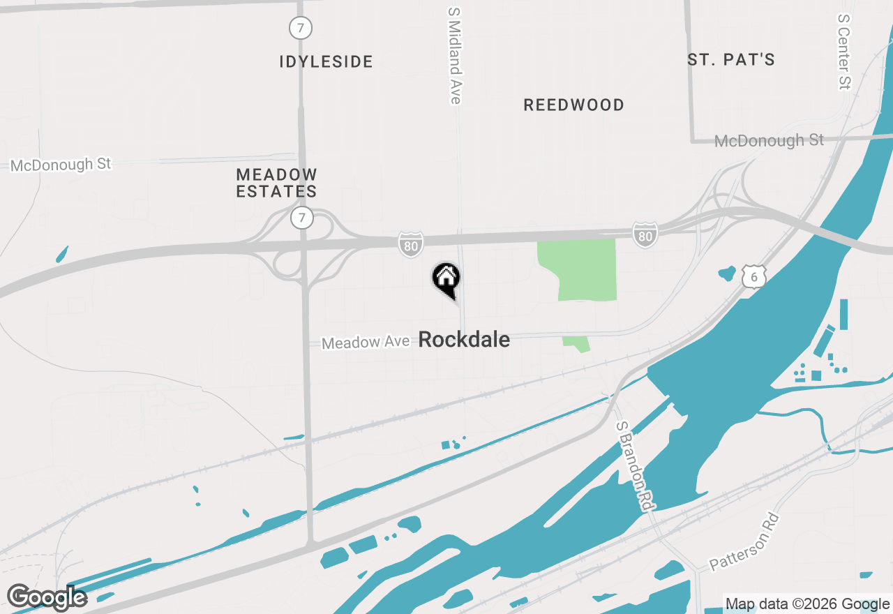 Map of 718 Warren Avenue, Rockdale, IL 60436