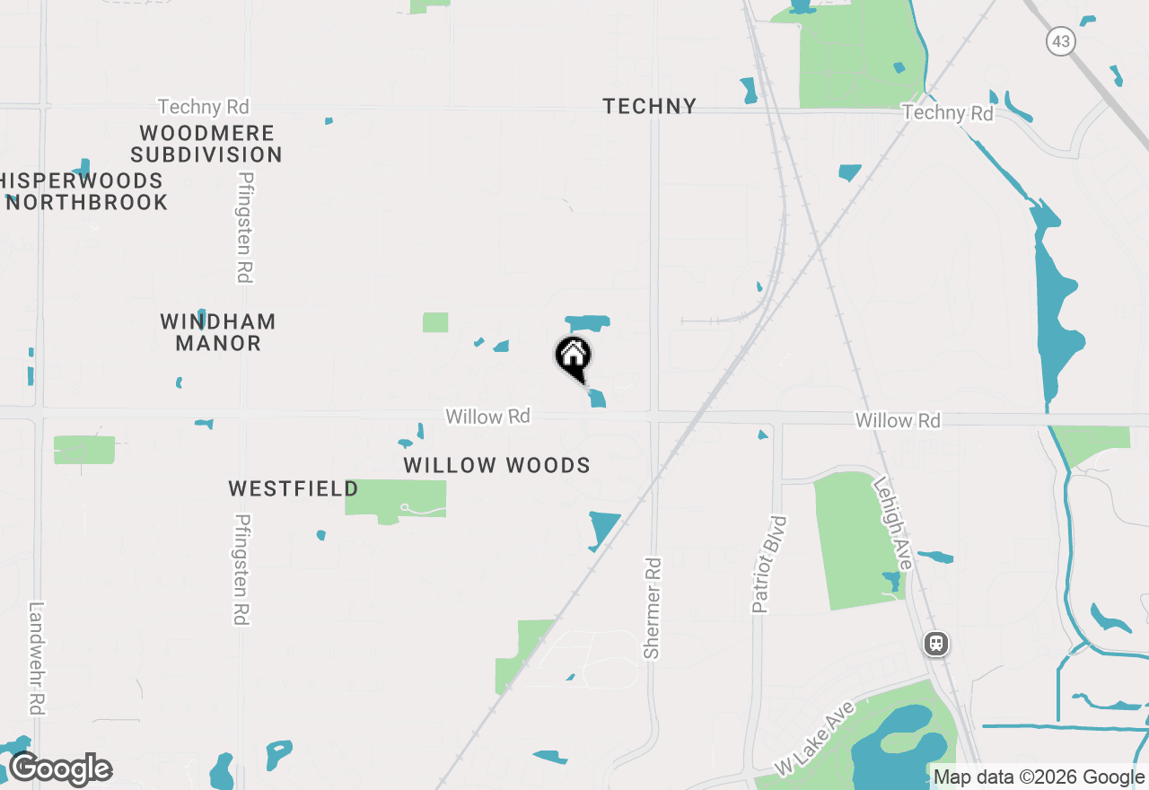 Map of 3100 Lexington Lane #102, Glenview, IL 60026