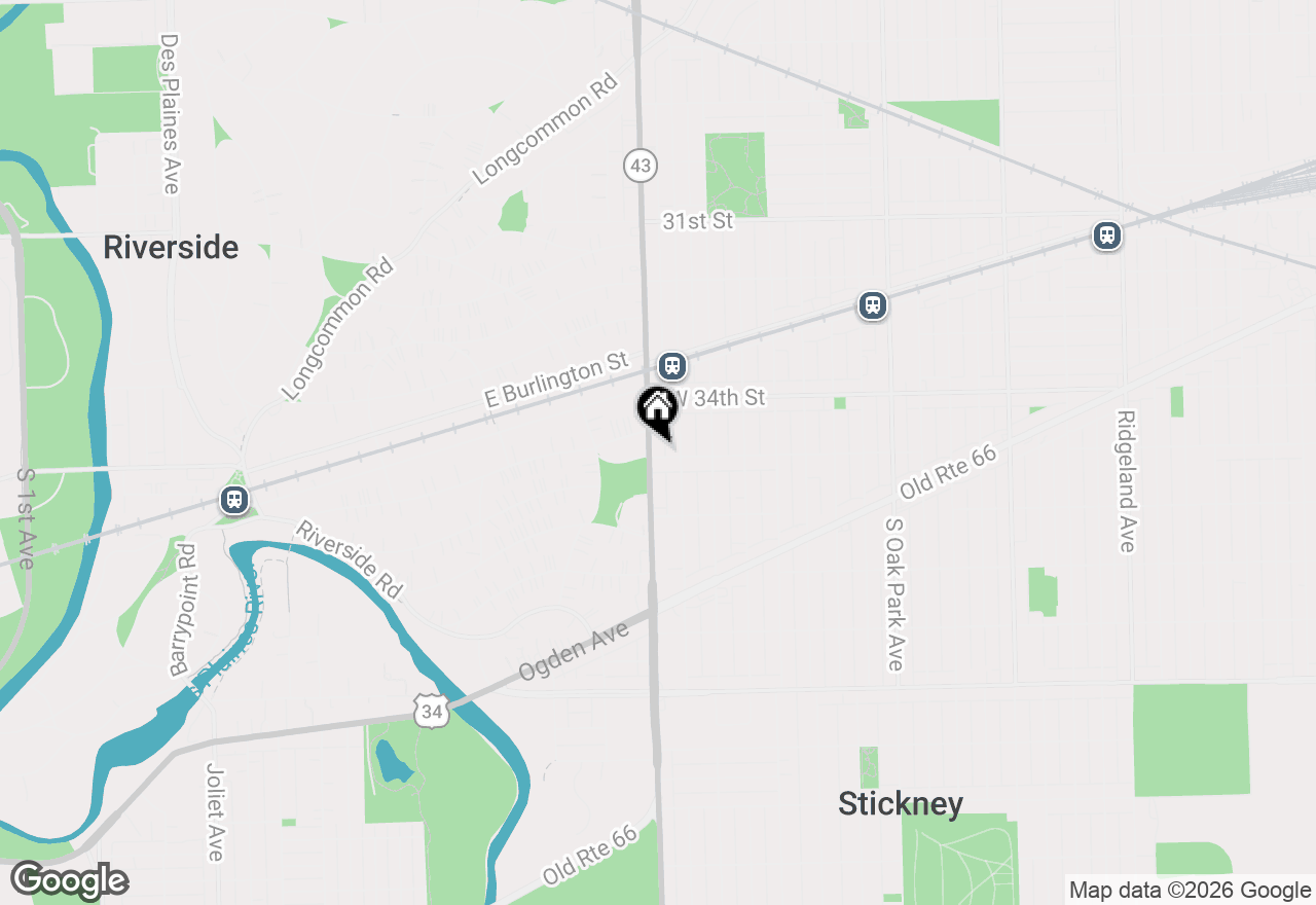 Map of 3441 Harlem Avenue, Berwyn, IL 60402