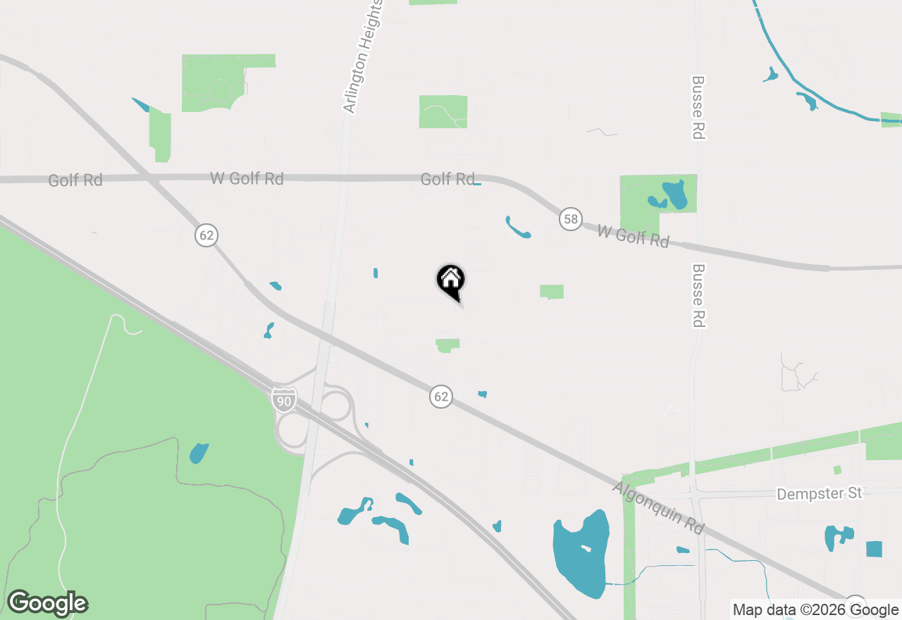 Map of 2206 S Goebbert Road #409, Arlington Heights, IL 60005