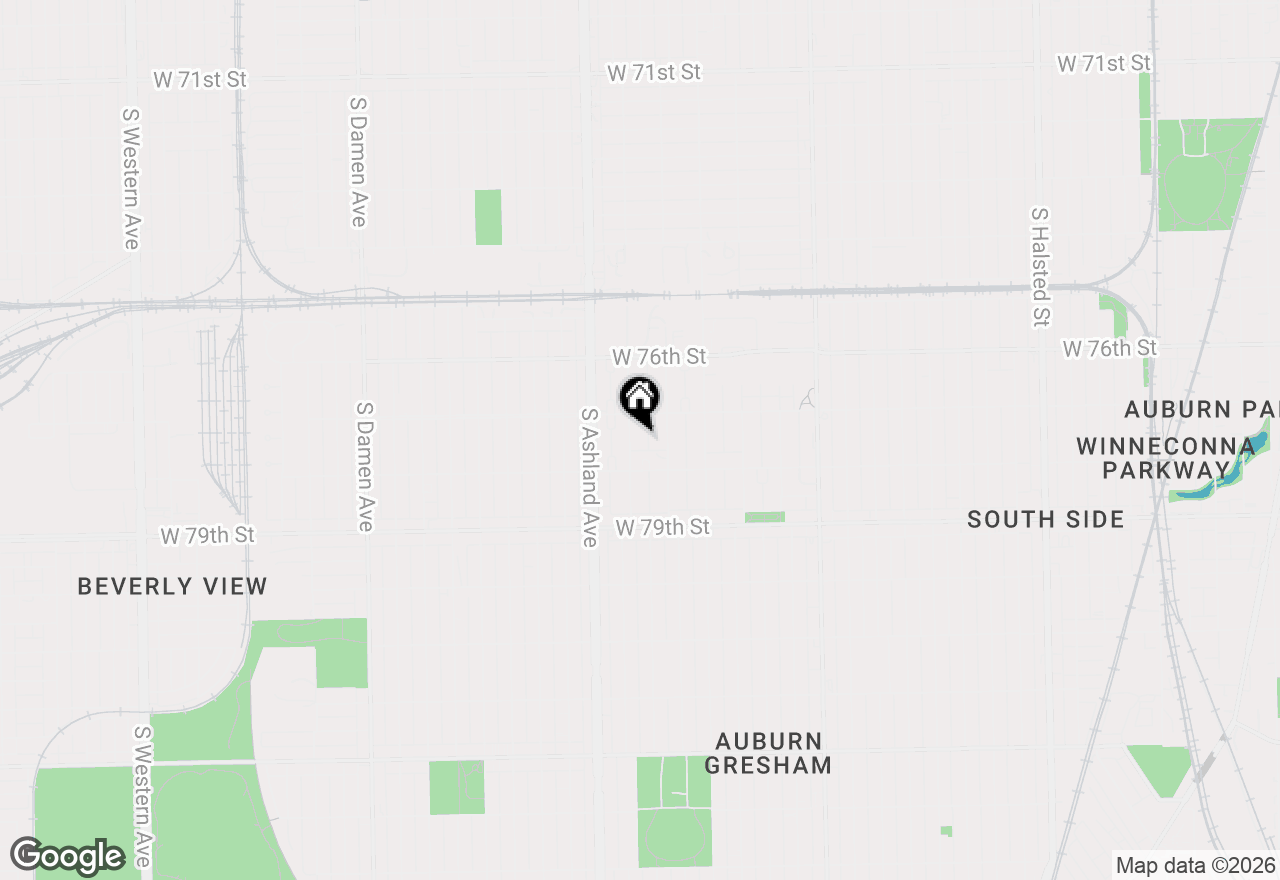 Map of 7729 S Laflin Street, Chicago, IL 60620