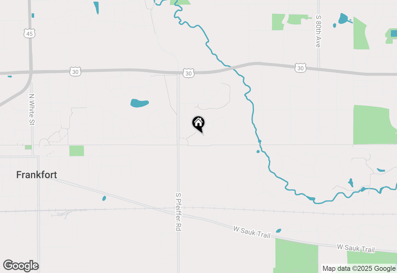 Map of 21466 English Circle, Frankfort, IL 60423