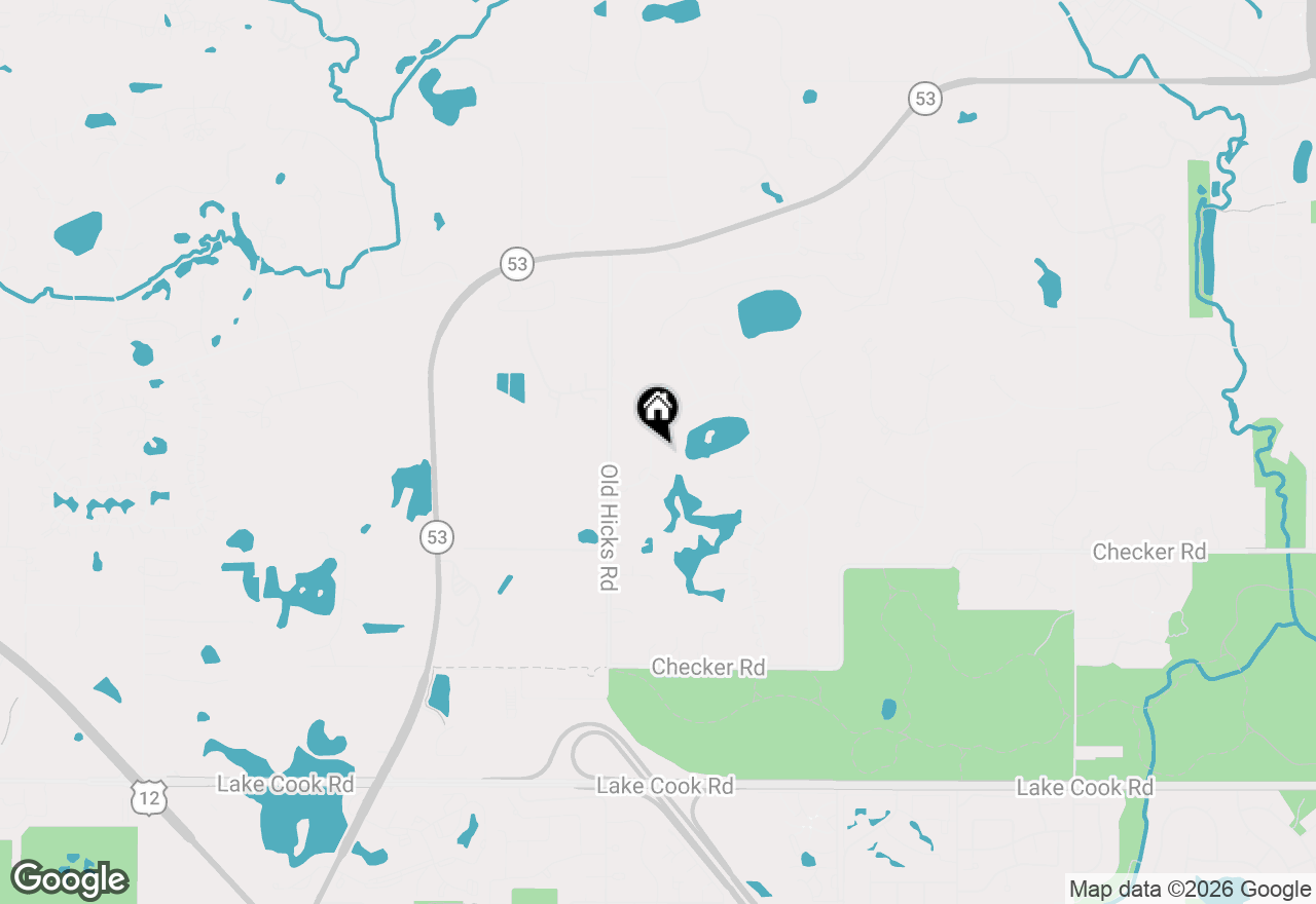 Map of 2321 Coach Road, Long Grove, IL 60047