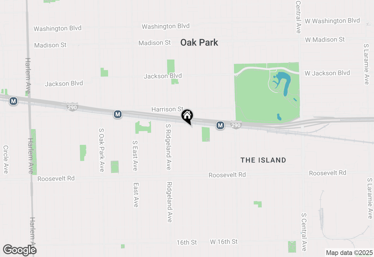 Map of 1006 Highland Avenue, Oak Park, IL 60304