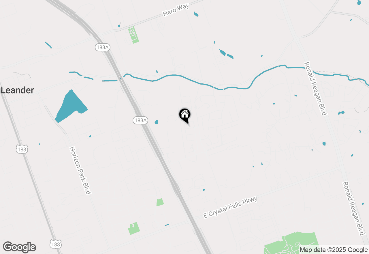 Map of 801 Melda St, Leander, TX 78641