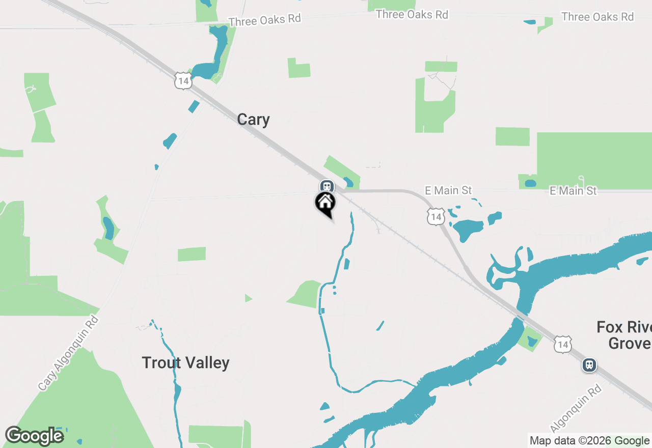 Map of 204 Spring Street, Cary, IL 60013