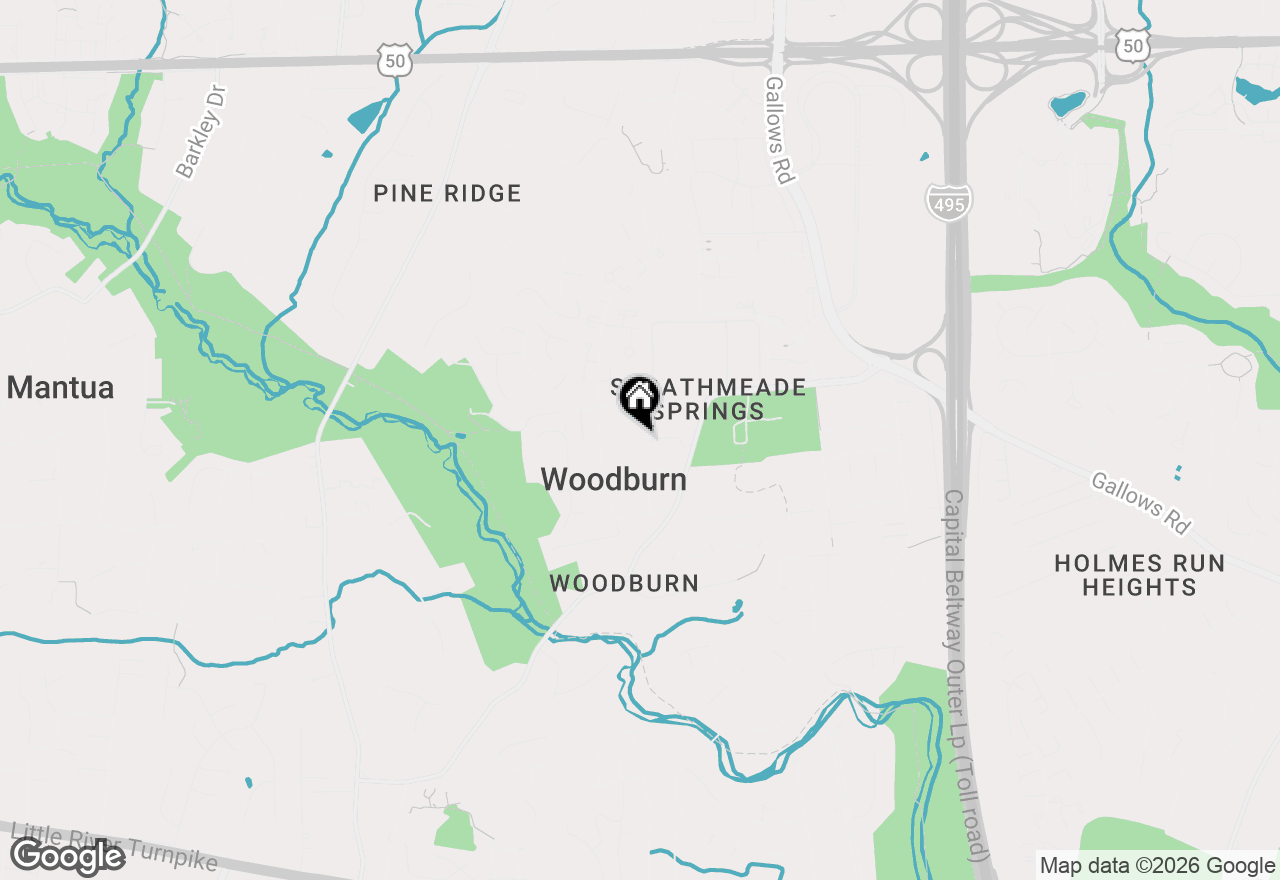 Map of 3412 Knox Road, Annandale, VA 22003