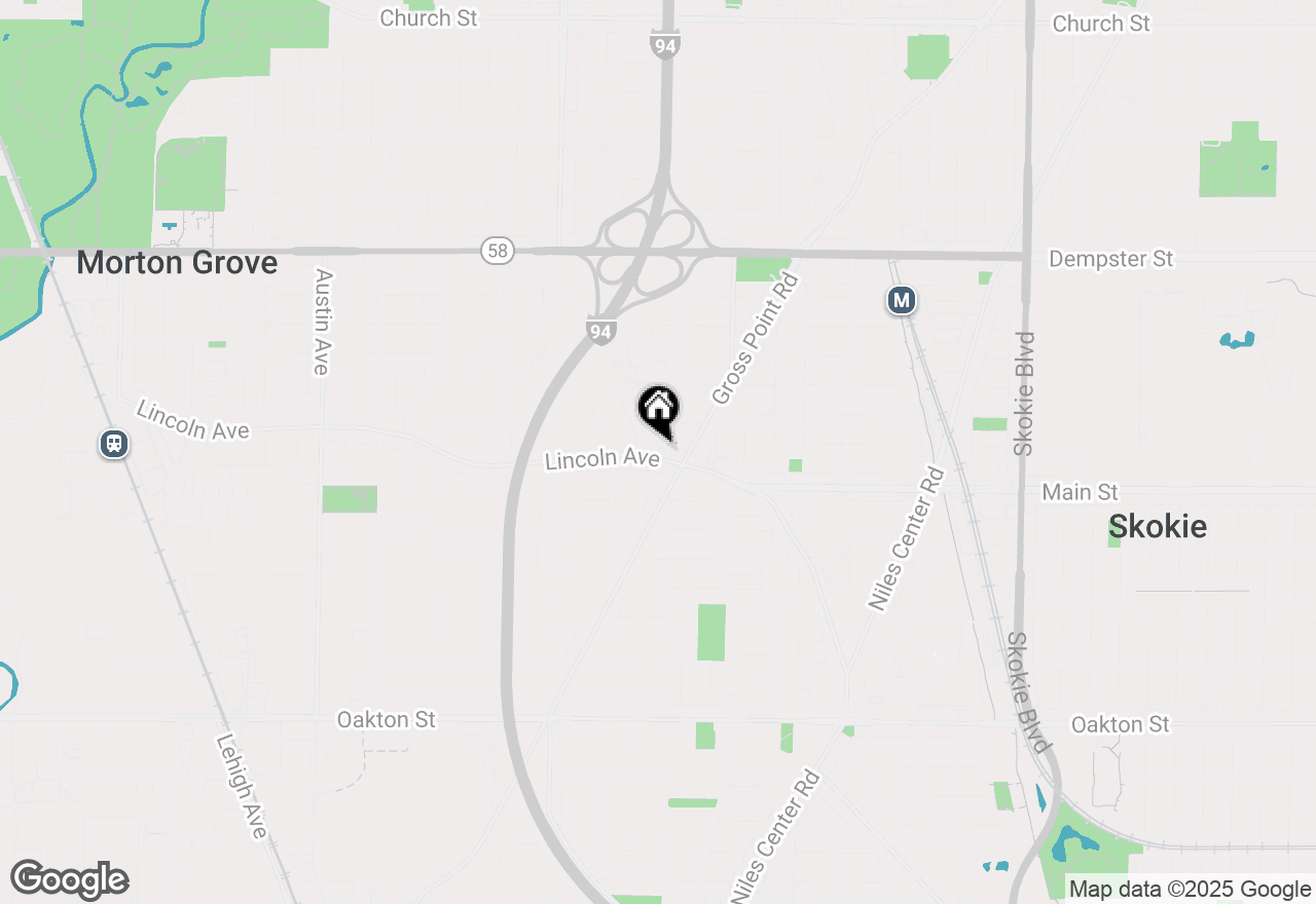 Map of 5406 Lincoln Avenue #3F, Skokie, IL 60077