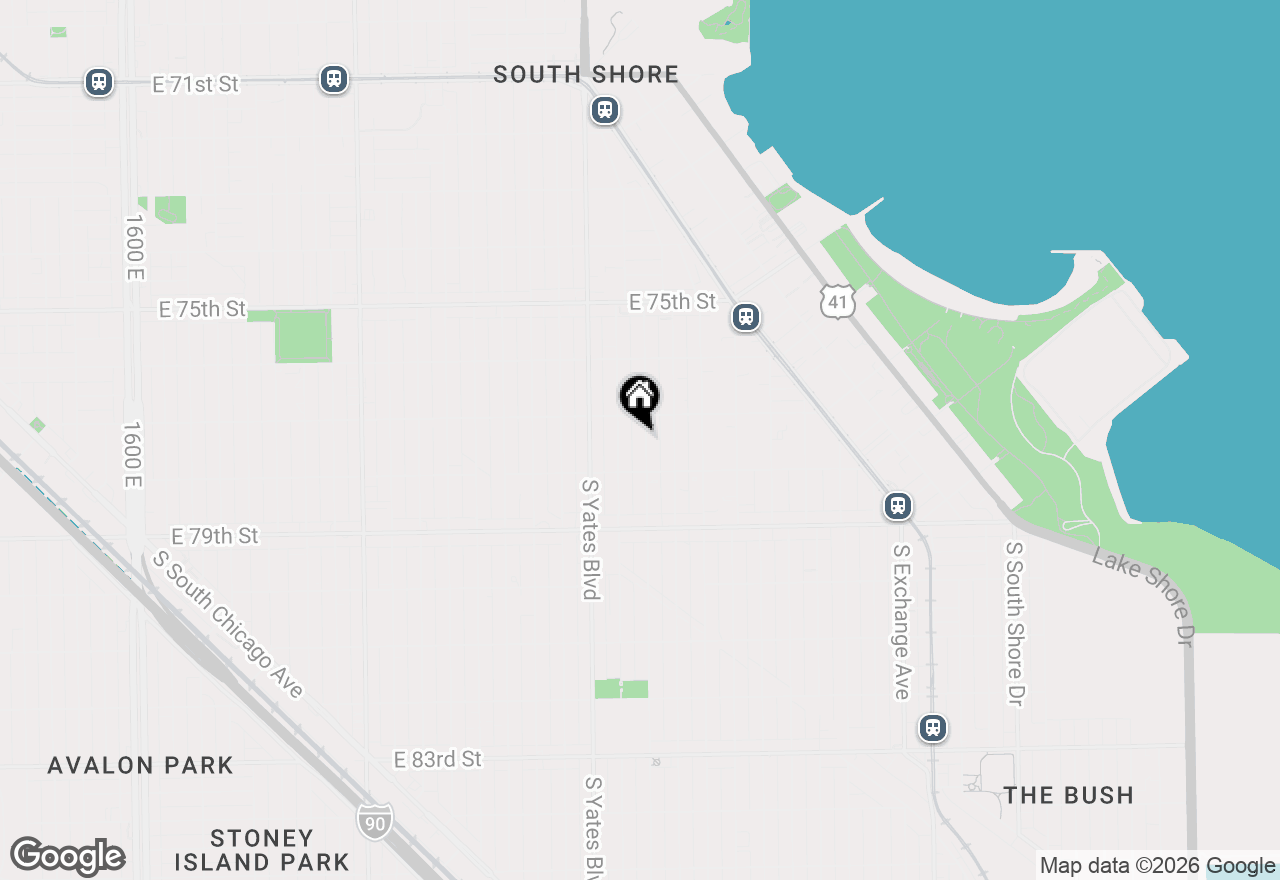 Map of 7724 S Essex Avenue, Chicago, IL 60649