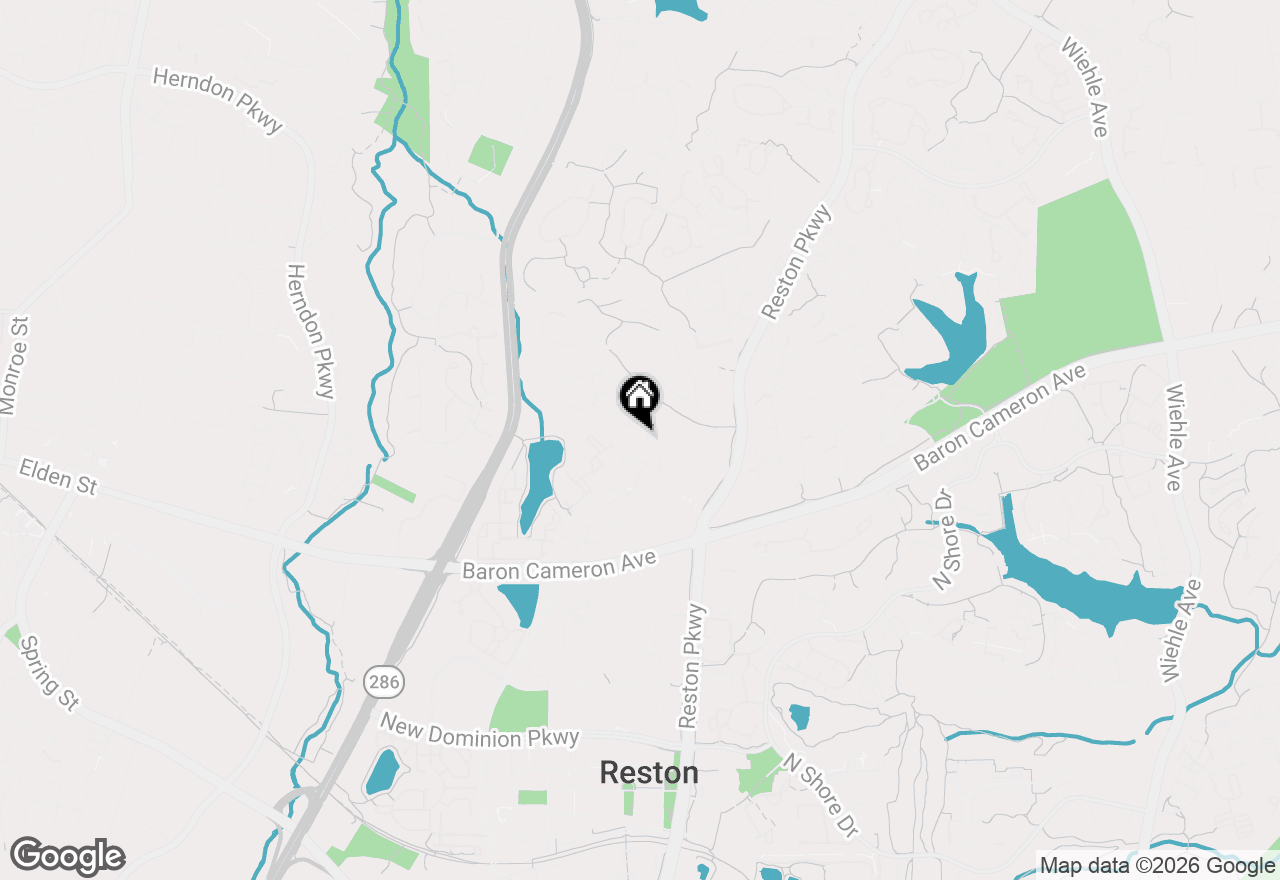 Map of 1648 Fieldthorn Drive, Reston, VA 20194