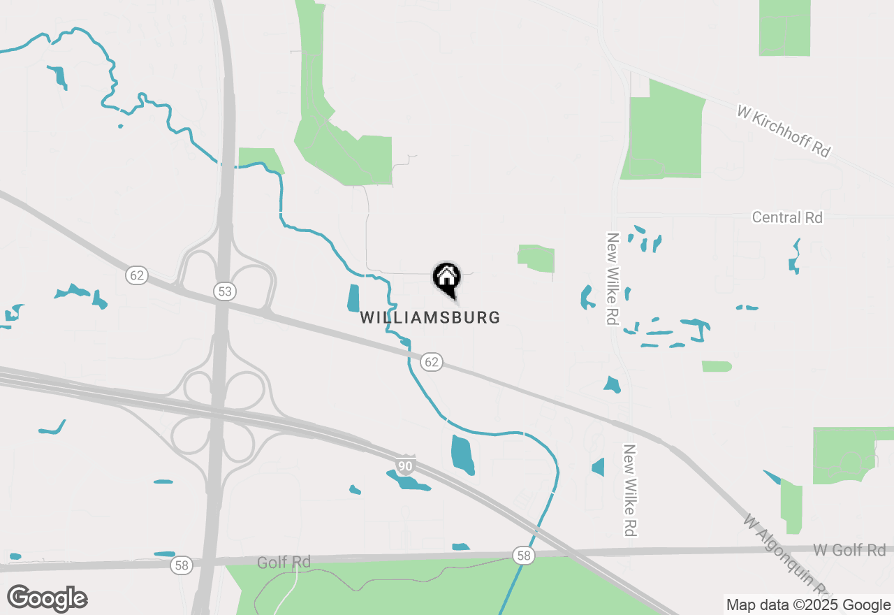 Map of 2800 Northampton Drive #A2, Rolling Meadows, IL 60008