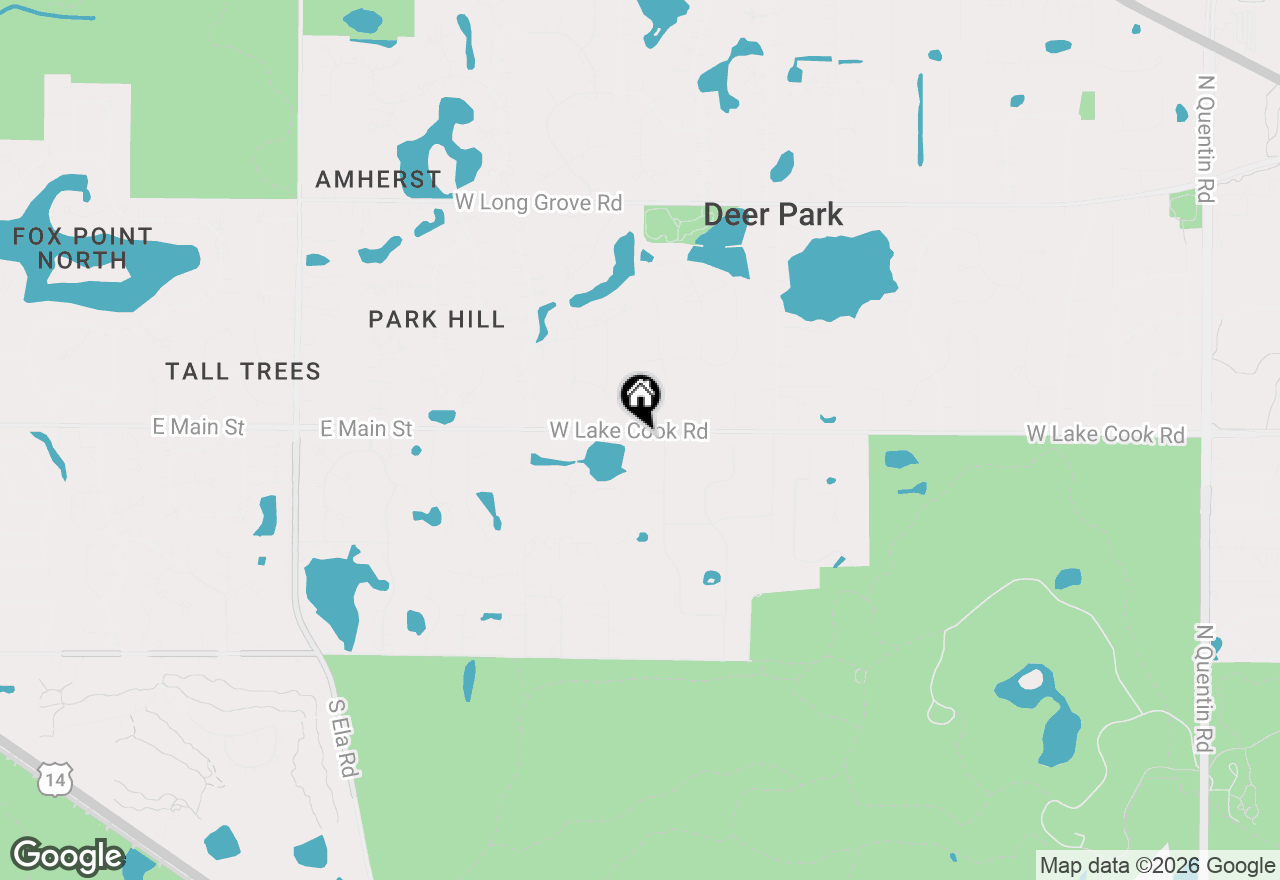 Map of (Address confidential), Barrington, Illinois 60010