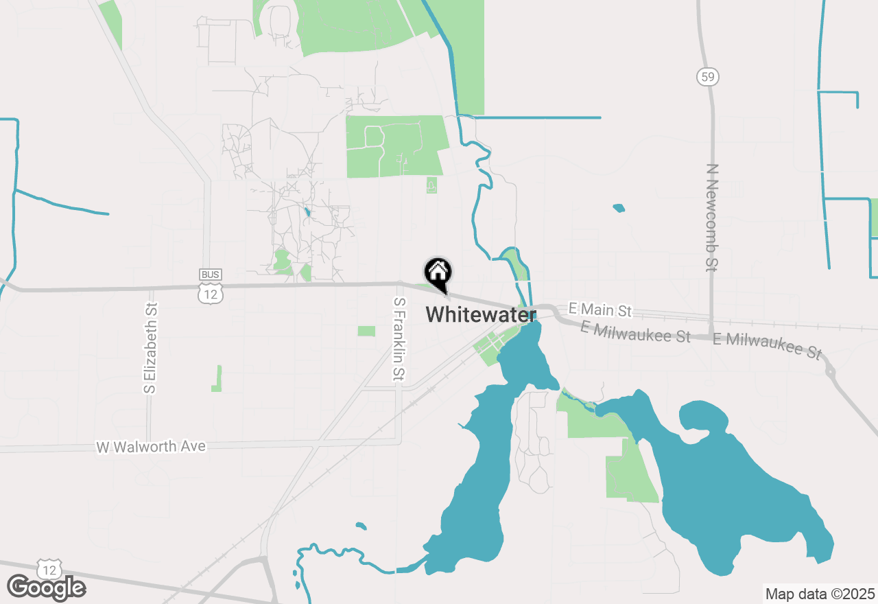 Map of 119 S Fourth St, Whitewater, WI 53190