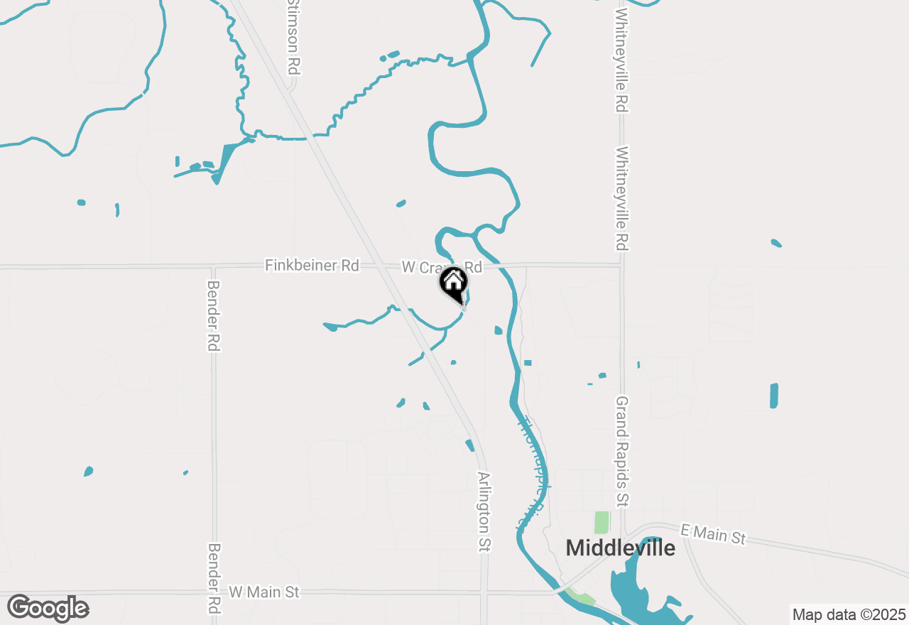 Map of 1079 Arlington Street, Middleville, MI 49333