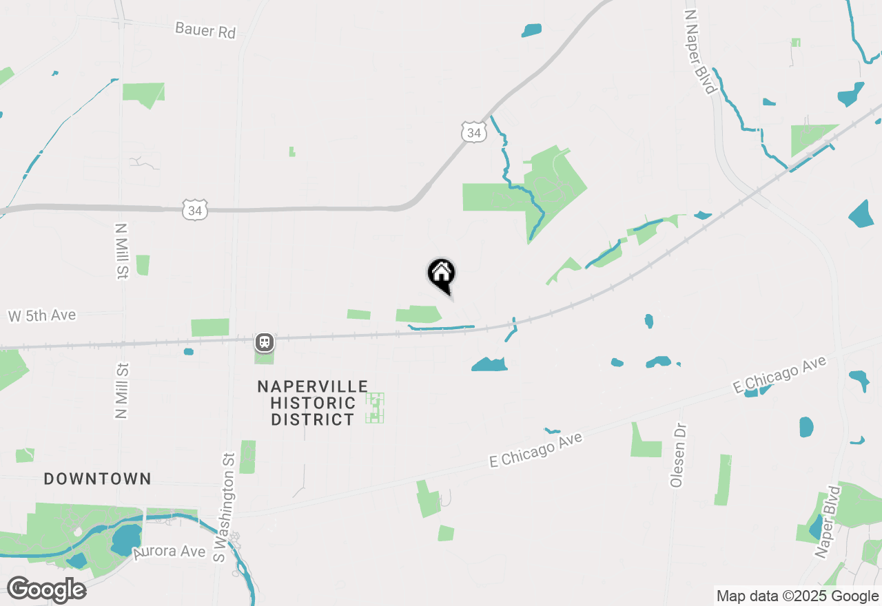 Map of 963 Monticello Drive, Naperville, IL 60563