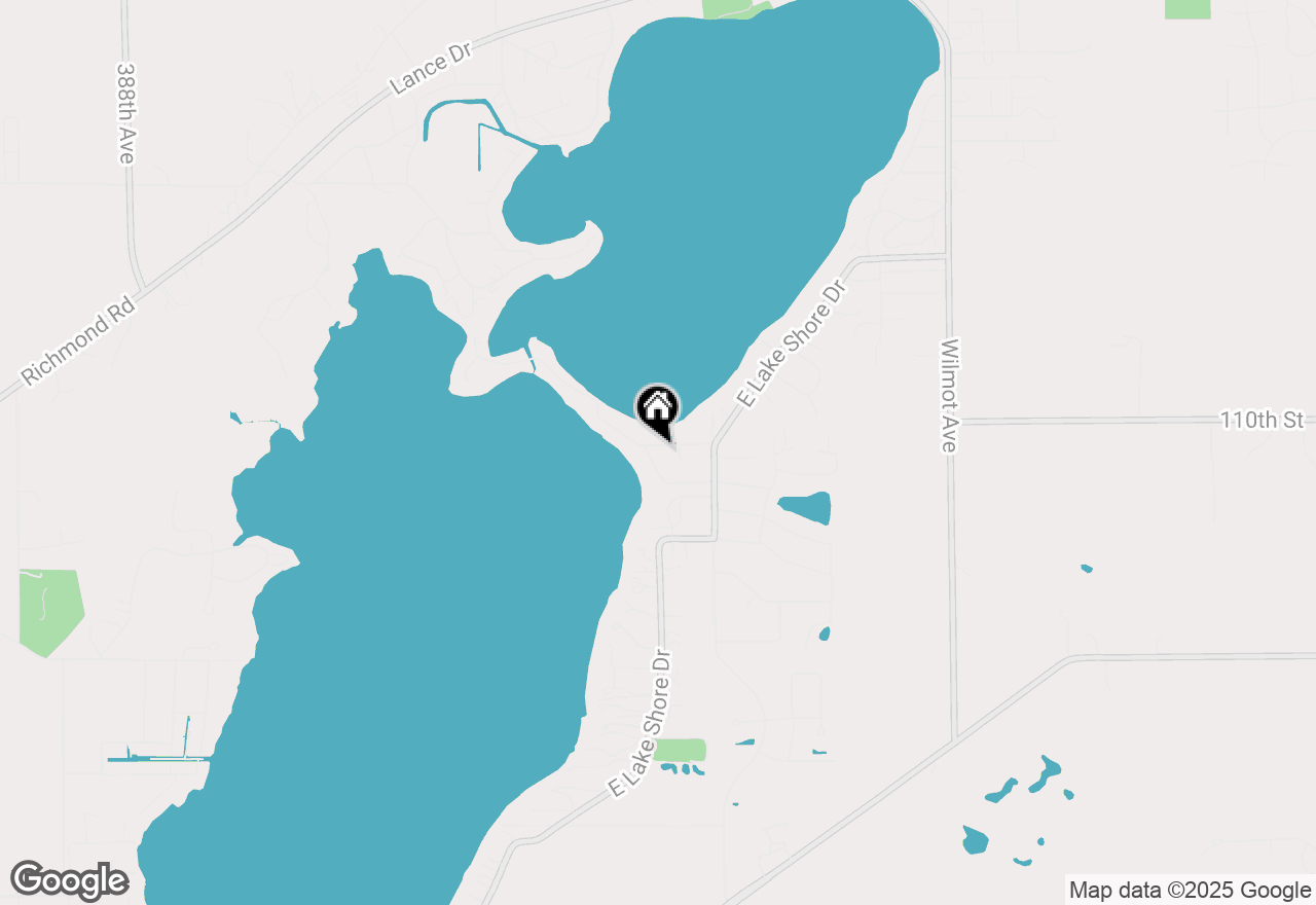 Map of 141 W Park Dr, Twin Lakes, WI 53181