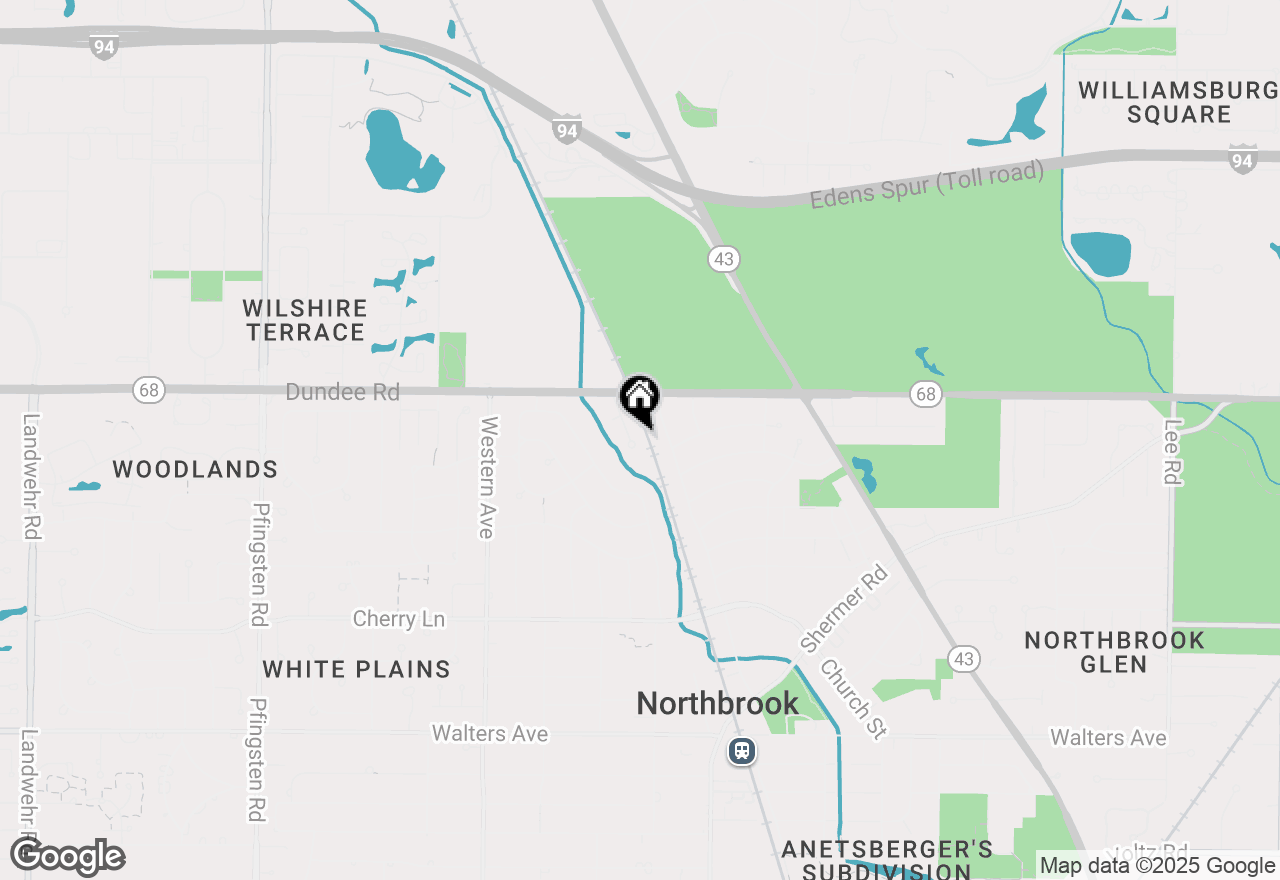 Map of 845 Fair Lane, Northbrook, IL 60062