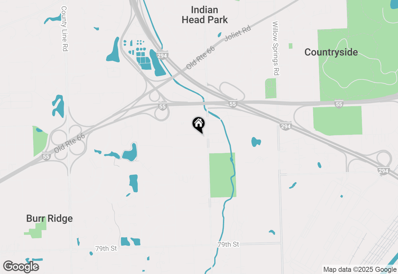 Map of 11225 Arrowhead Trail, Indian Head Park, IL 60525