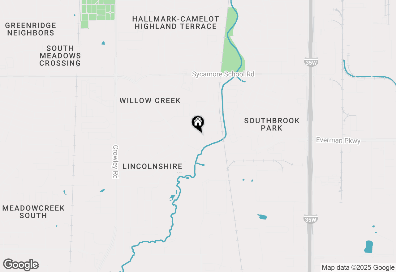 Map of 8513 Autumn Creek Trail, Fort Worth, TX 76134