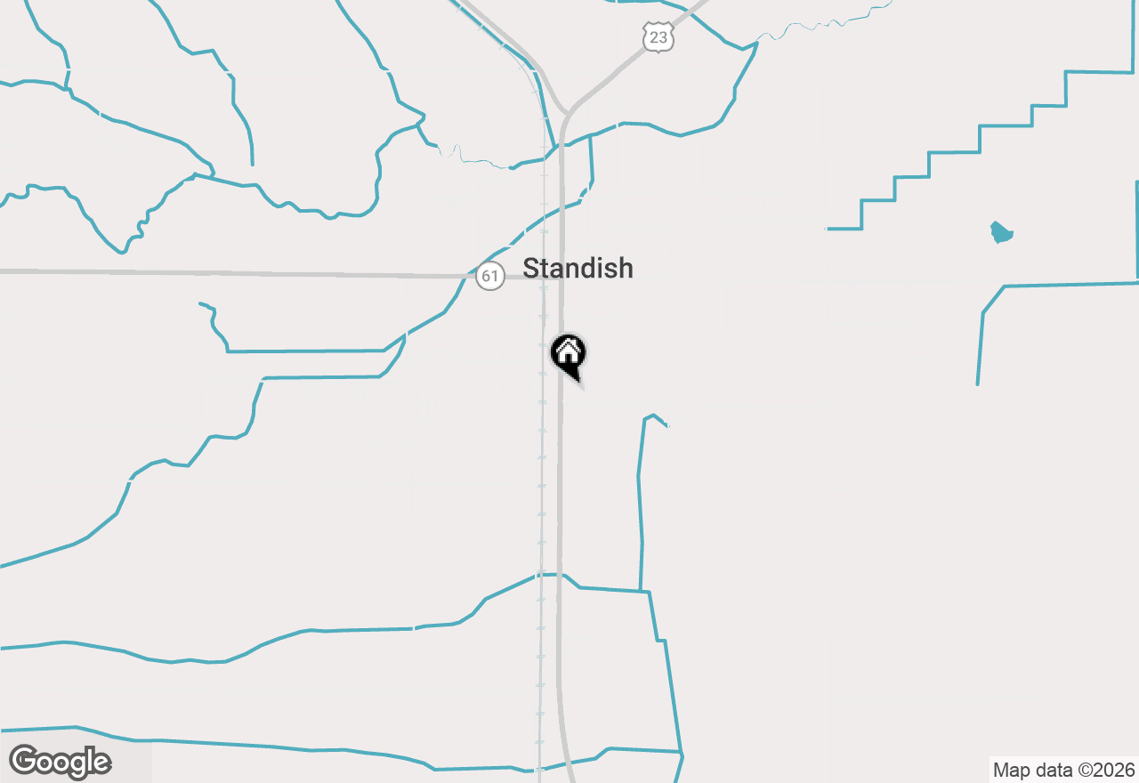 Map of 315 S Main Street, Standish, MI 48658