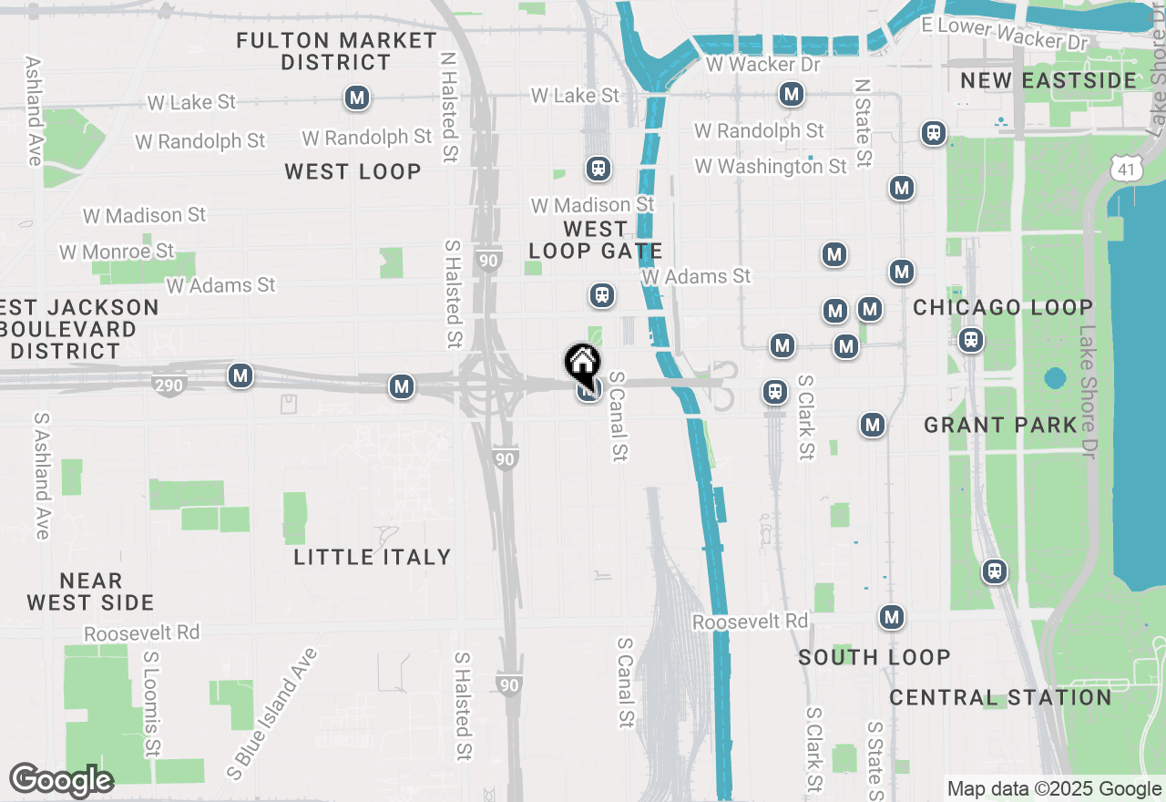 Map of 500 S Clinton Street #624, Chicago, IL 60607