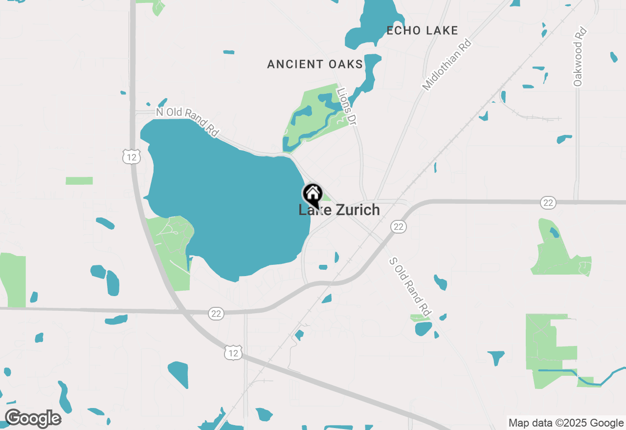 Map of 21 Lakeview Place #2, Lake Zurich, IL 60047