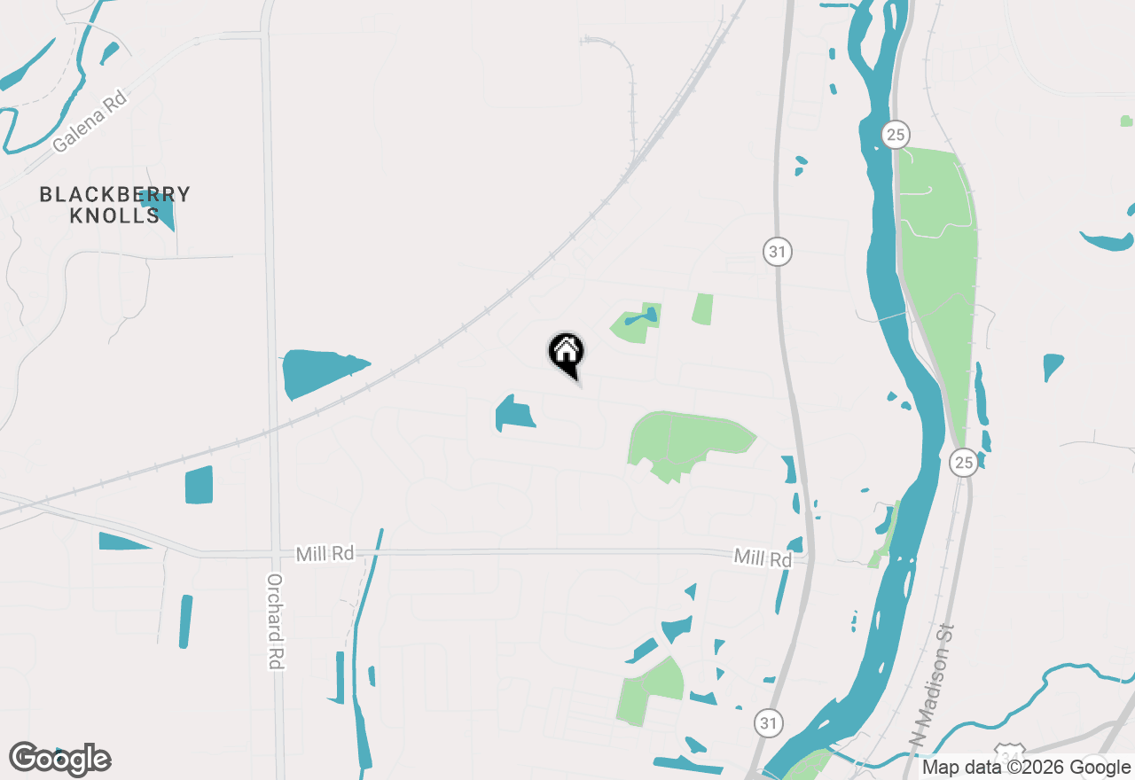 Map of 628 Manhattan Circle, Oswego, IL 60543