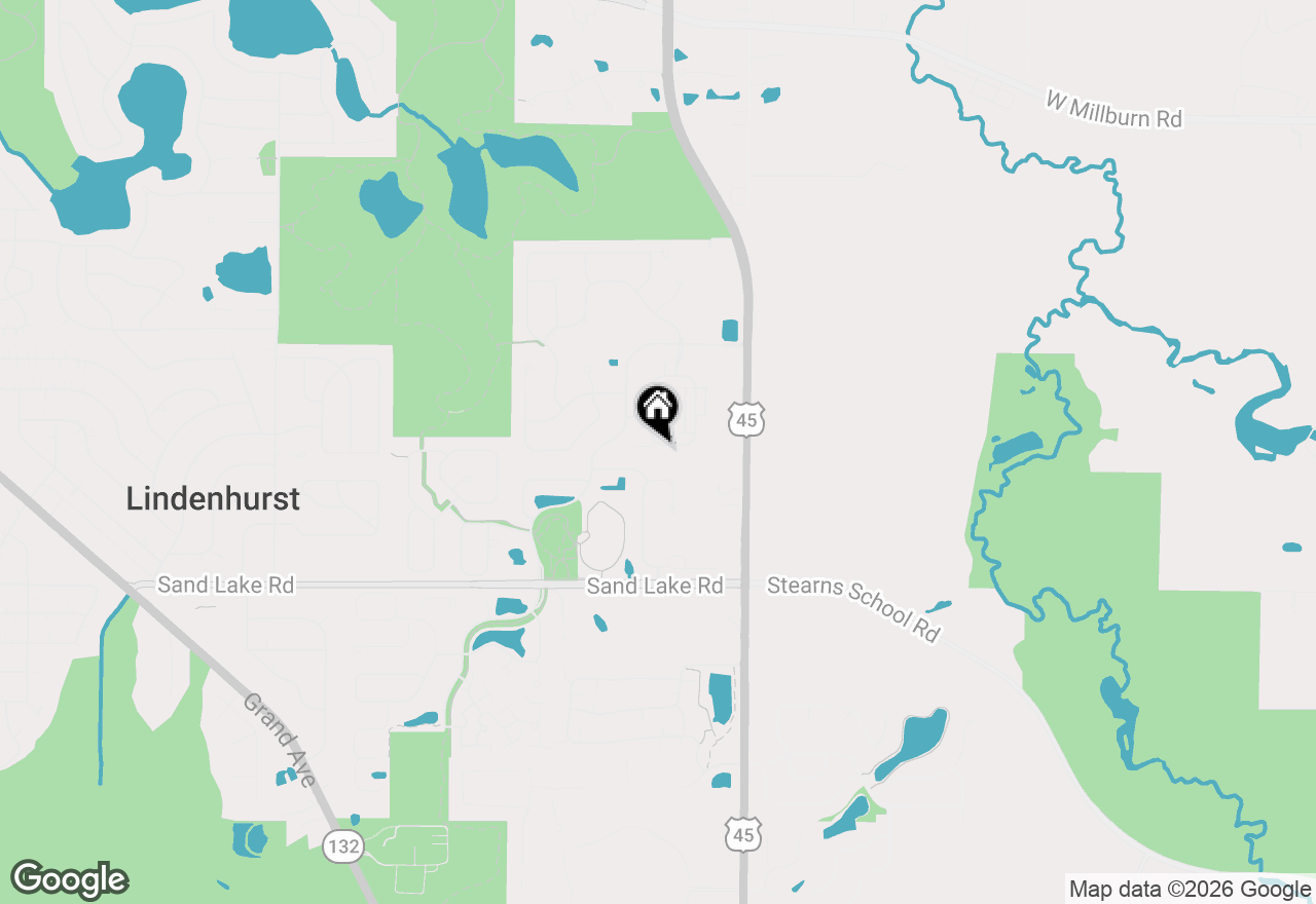 Map of 2103 Neubauer Circle, Lindenhurst, IL 60046