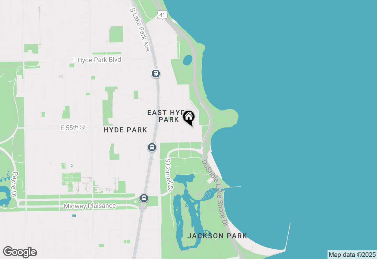 Map of 5513 S Everett Avenue #2W, Chicago, IL 60637