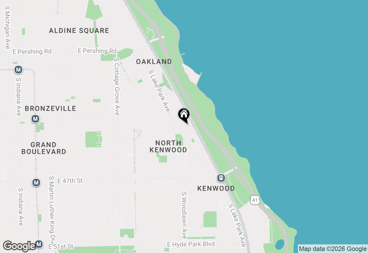 Map of 4352 S Oakenwald Avenue #3, Chicago, IL 60653