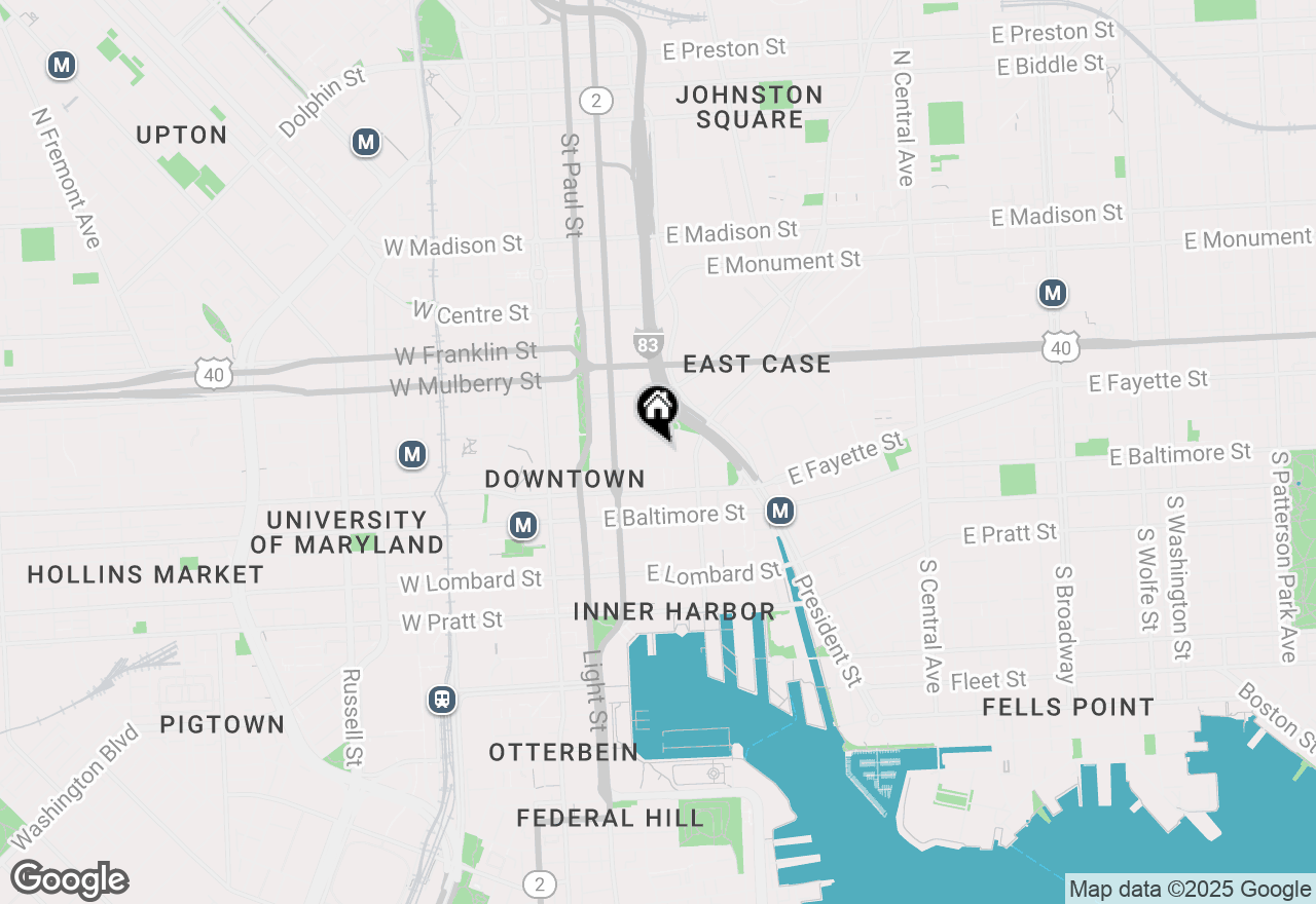 Map of 234 Holliday Street #506, Baltimore, MD 21202