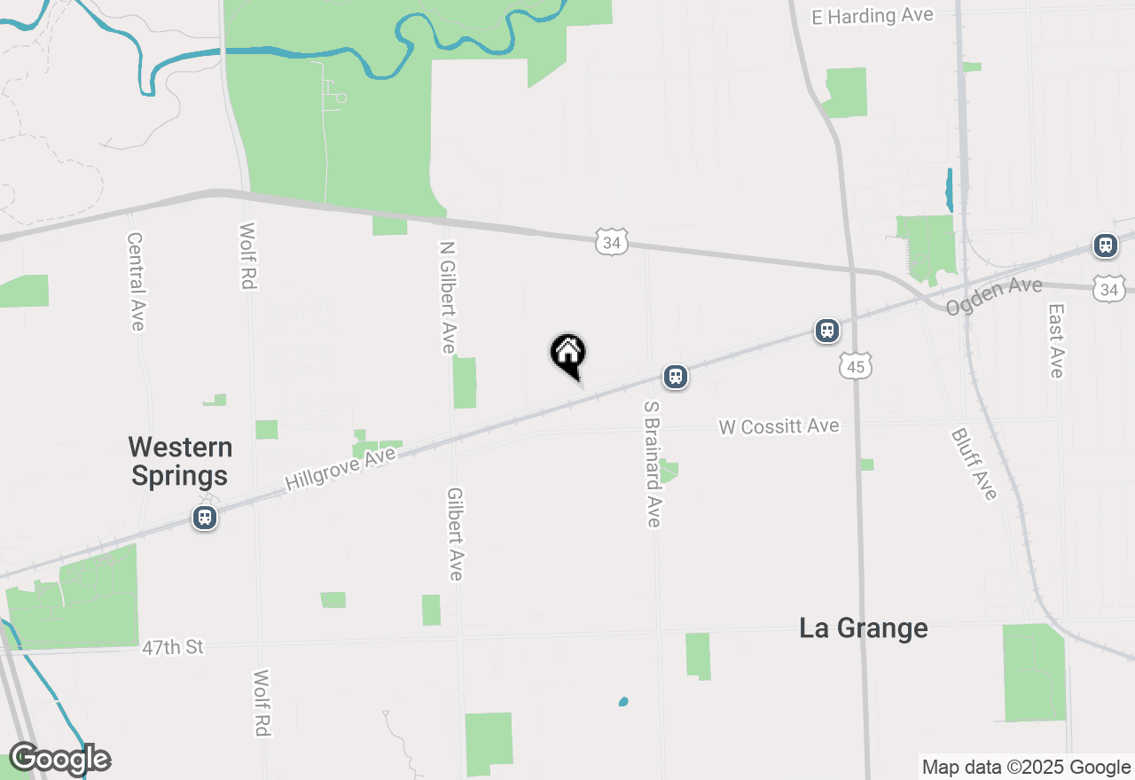 Map of 1105 W Hillgrove Avenue #1105, La Grange, IL 60525