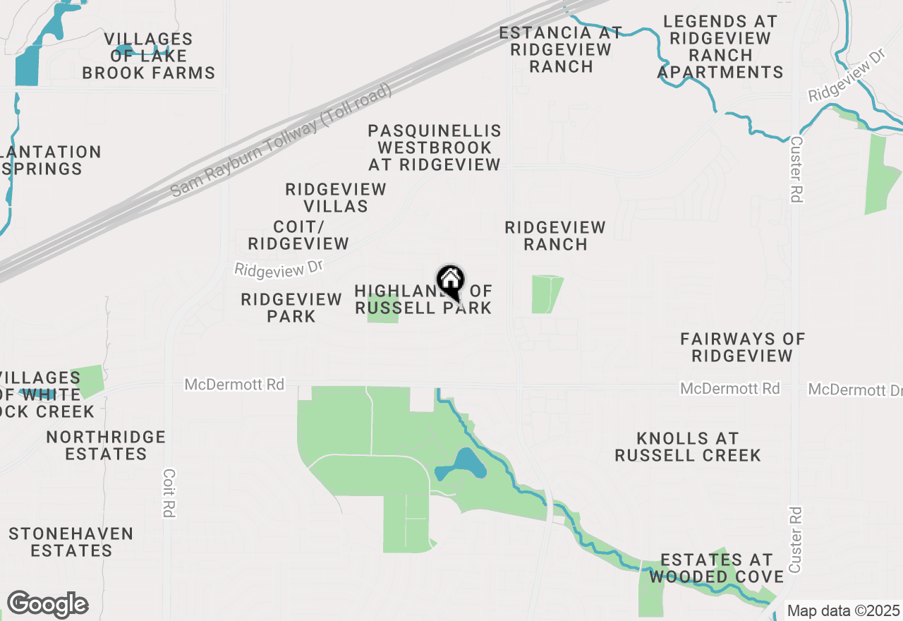 Map of 9304 Katrina Path, Plano, TX 75025